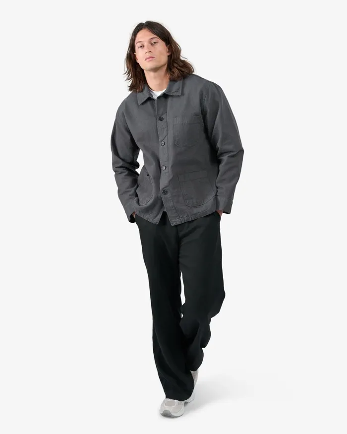 Men Organic Workwear Jacket Pacific Blue Colorful Standard Workwear Jackets