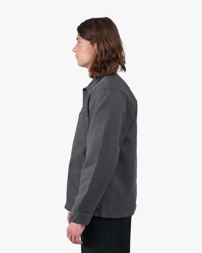 Men Organic Workwear Jacket Pacific Blue Colorful Standard Workwear Jackets