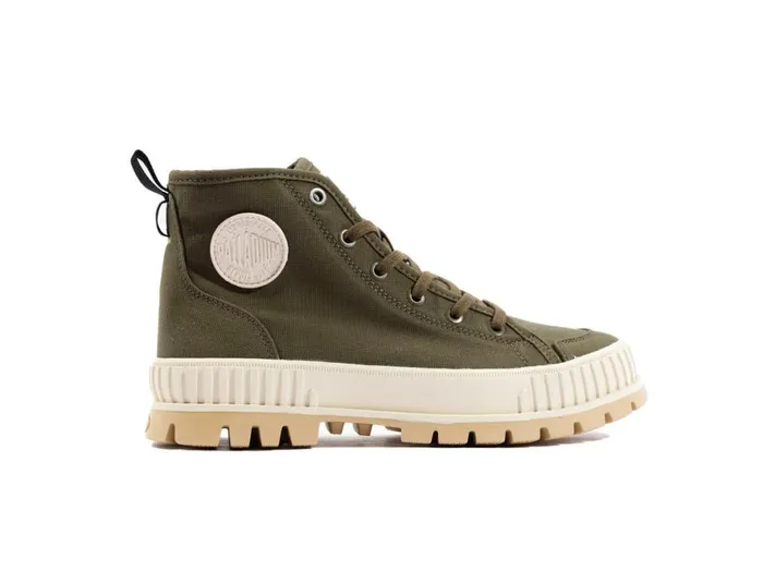 Men PALLASHOCK ORGANIC 2 Olive Night PALLADIUM Sneakers