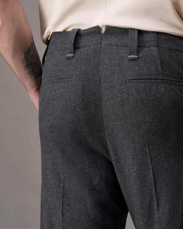 Men Pants Rag and Bone Bradford Flannel Pant Heather Grey