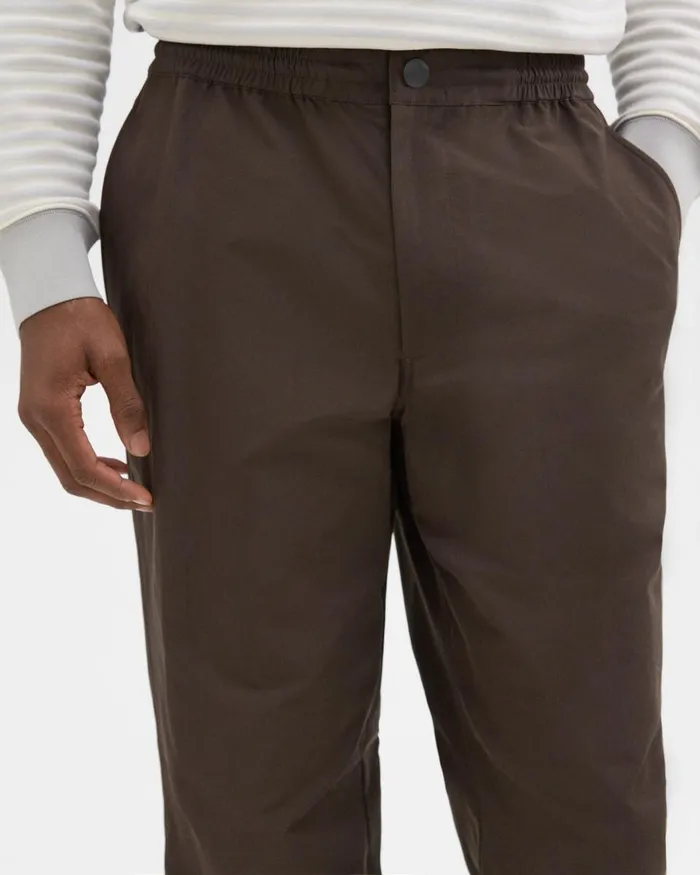 Men Pants Theory CottonBlend Jogger Pant Deep Tundra