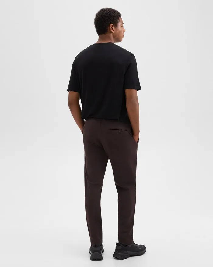 Men Pants Theory Curtis Drawstring Pant In Precision Ponte Hickory