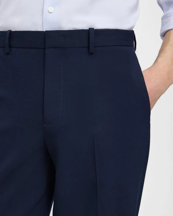 Men Pants Theory Curtis Pant In Textured Gabardine Baltic
