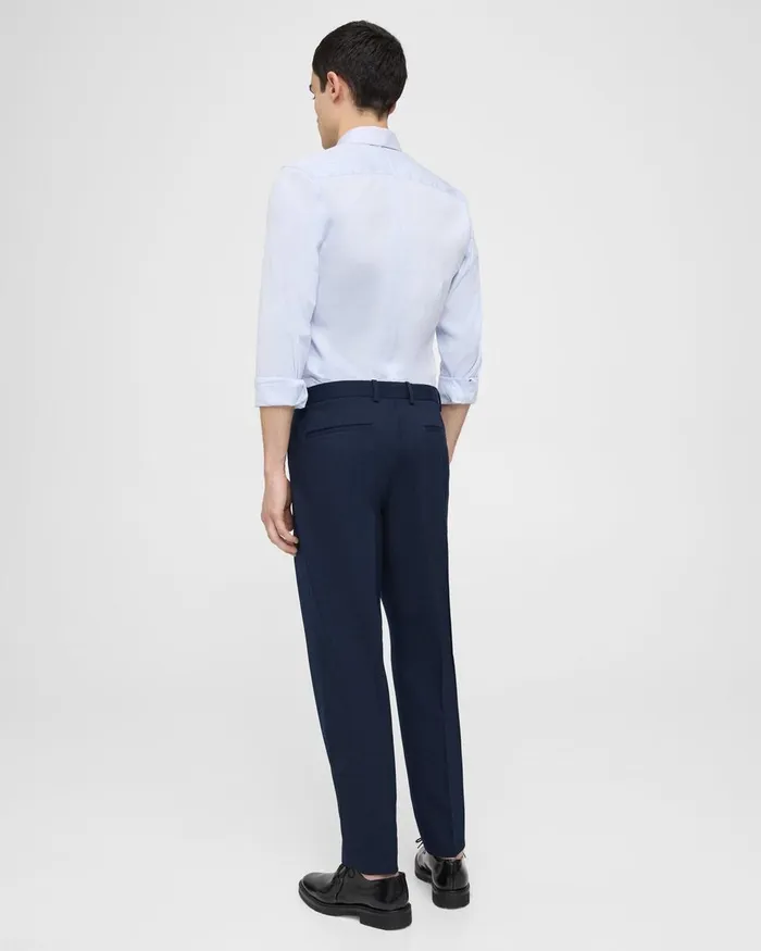 Men Pants Theory Curtis Pant In Textured Gabardine Baltic
