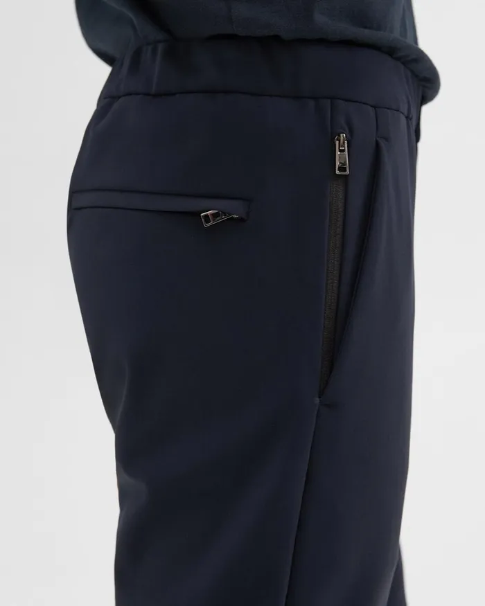 Men Pants Theory Terrance Jogger In Precision Ponte Baltic
