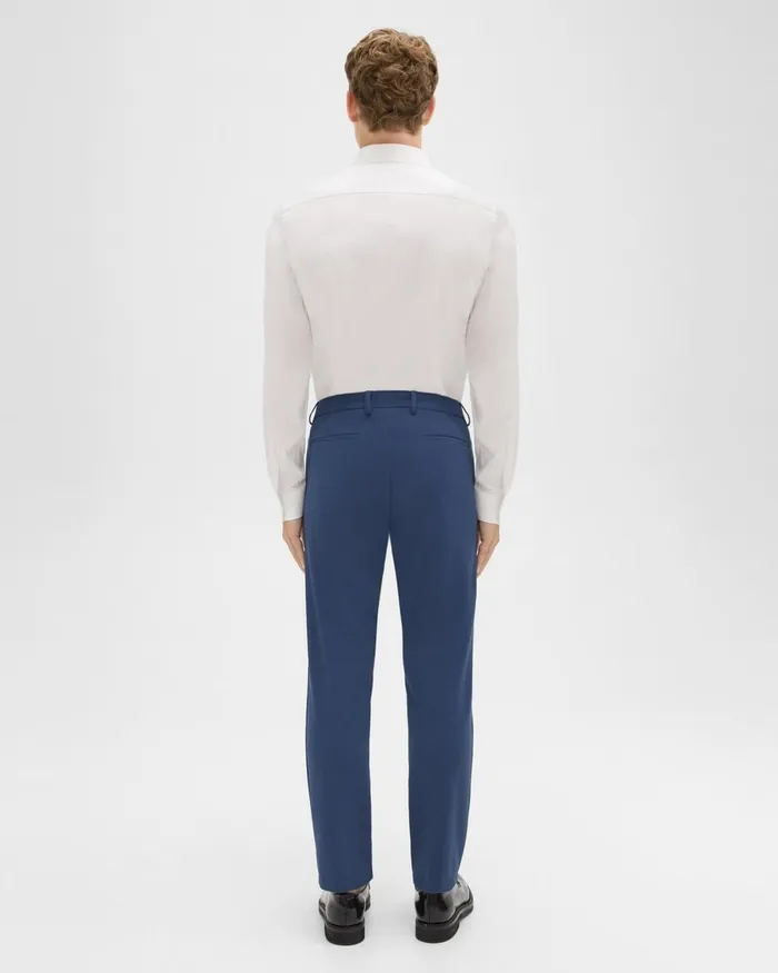Men Pants Theory Zaine Pant In Precision Ponte Deep Atlantic