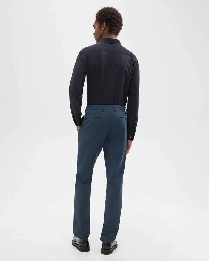 Men Pants Theory Zaine Pant In Precision Ponte Deep Sea Blue
