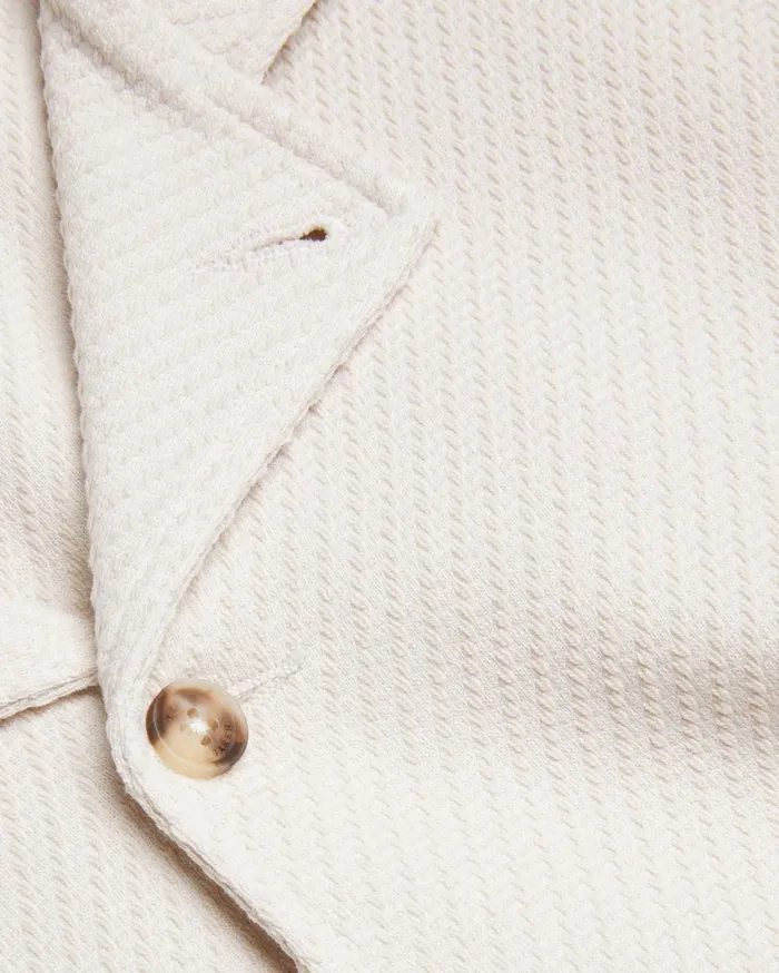 Men PENDUL 8211 Long Sleeve Textured Jersey Shirt Stone Ted Baker Tops