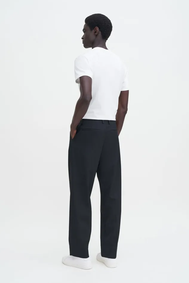 Men Samson Wool Trousers Black Filippa K Trousers
