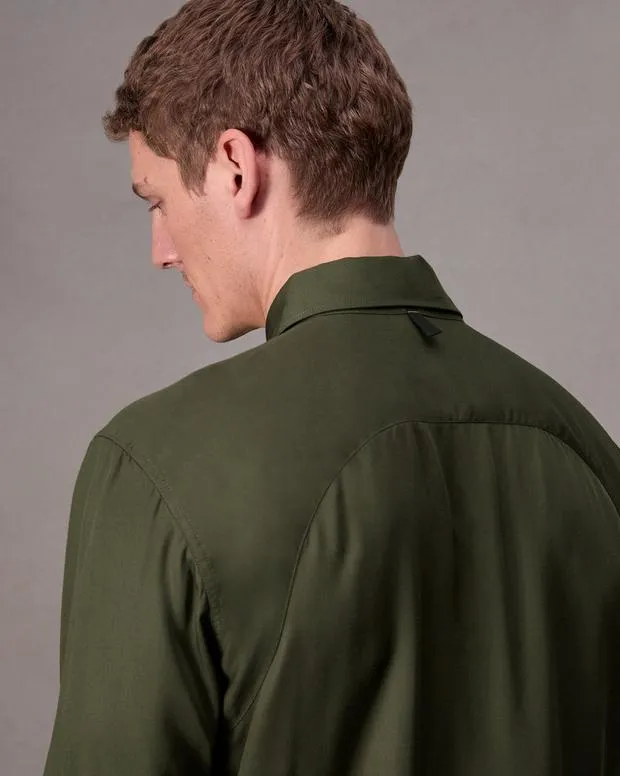 Men Shirts Rag and Bone Cooper ButtonUp Shirt Forest Green