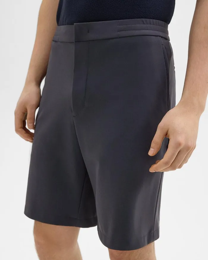 Men Shorts Theory Curtis 9rdquo Drawstring Short In Precision Ponte Basalt