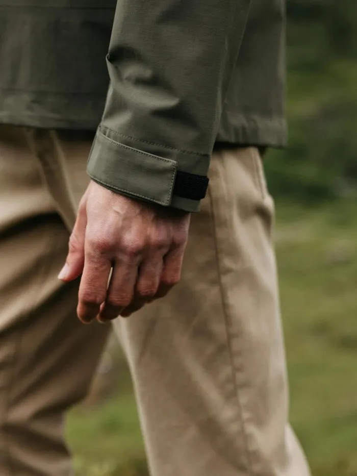 Men Stormbird Waterproof Jacket Olive Finisterre Jackets Coats and Gilets