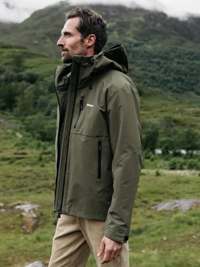 Men Stormbird Waterproof Jacket Olive Finisterre Jackets Coats and Gilets