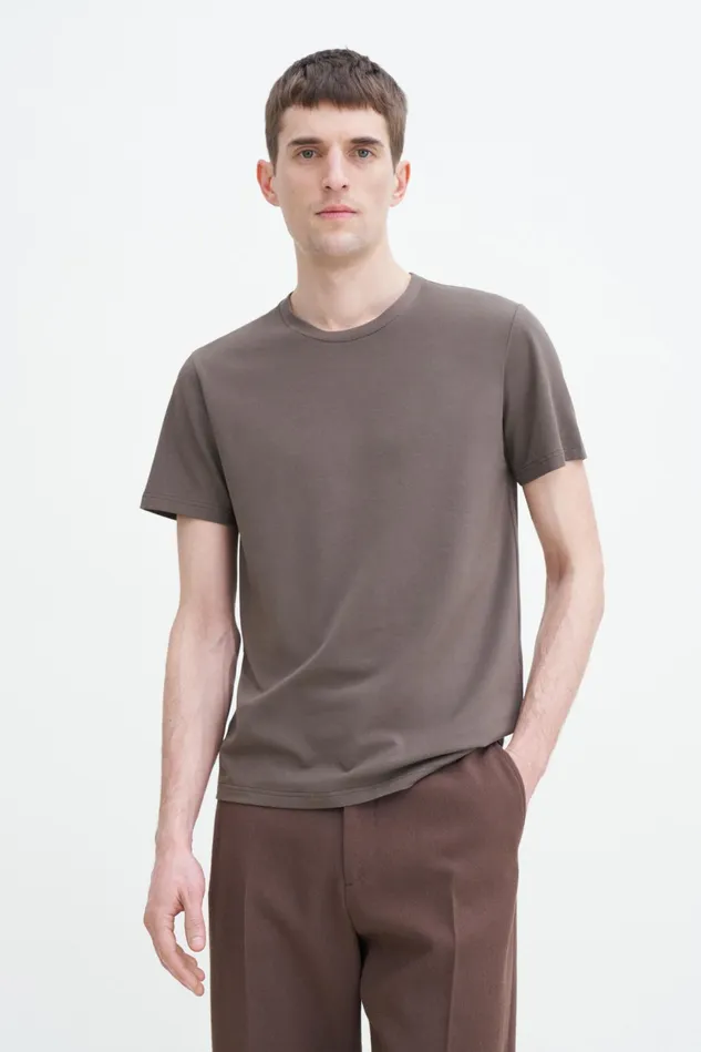 Men Stretch Cotton Tee Dark Sage Filippa K TShirts