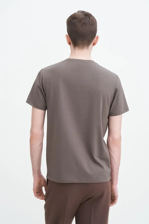 Men Stretch Cotton Tee Dark Sage Filippa K TShirts