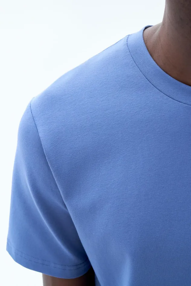 Men Stretch Cotton Tee Paris Blue Filippa K TShirts