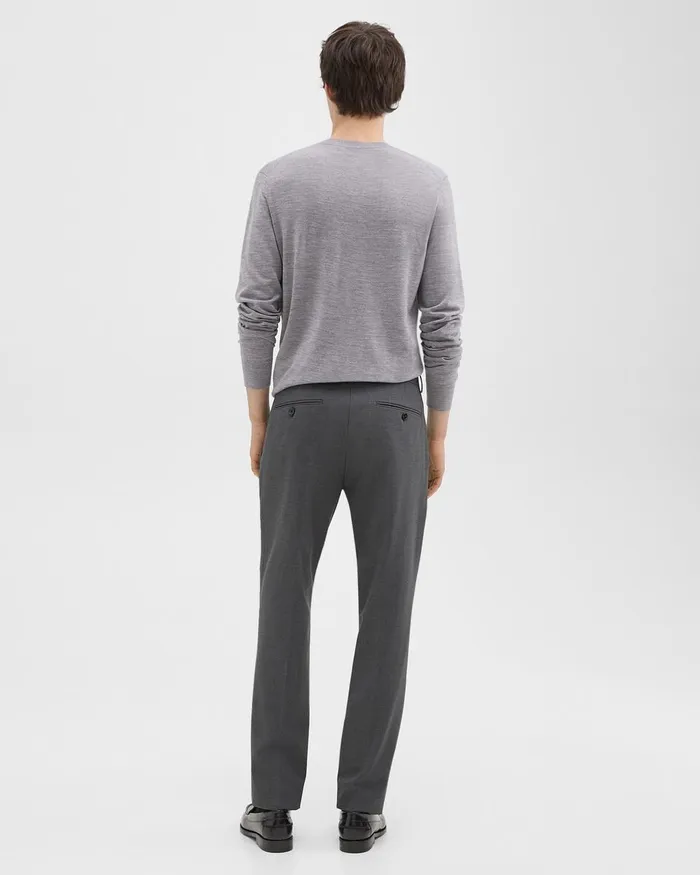 Men Suits Theory Mayer Pant In Stretch Wool Medium Charcoal
