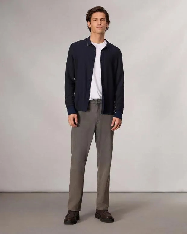 Men Sweaters Rag and Bone Harvey Knit Shirt Salute