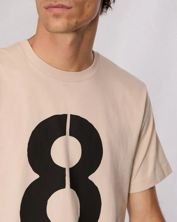 Men TShirts and Henleys Rag and Bone Rb Number 8 TShirt Washed Light Tan