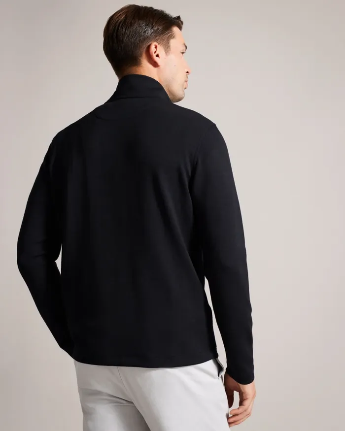 Men VELLER 8211 Long Sleeve Half Zip Jumper Black Ted Baker Tops Men VELLER 8211 Long Sleeve Half Zip Jumper Black Ted Baker Tops