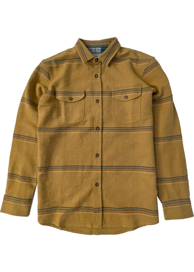 Men Vissla Creators Eco Ls Flannel HUK 8211 Husk Shirts and Flannels