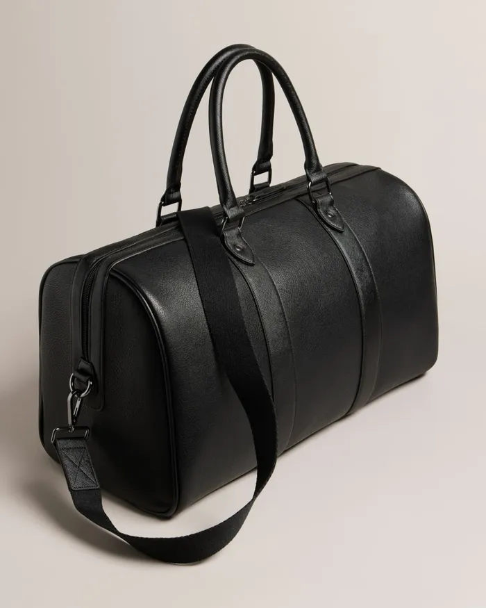 Men WAYLIN 8211 House Check PU Holdall Black Ted Baker Holdalls and Weekend Bags Men WAYLIN 8211 House Check PU Holdall Black Ted Baker Holdalls and Weekend Bags