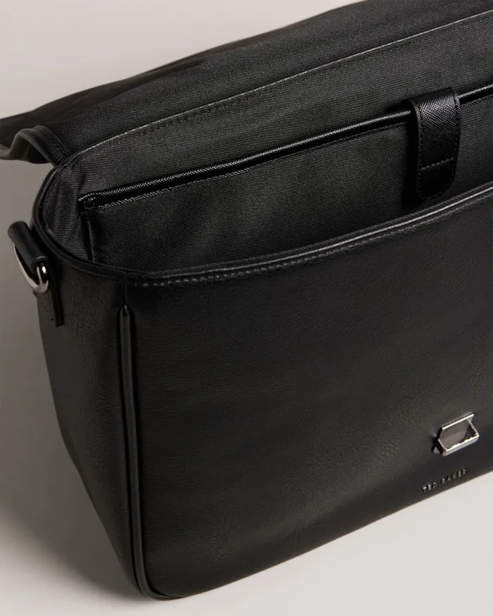 Men WAYVEES 8211 House Check PU Satchel Black Ted Baker Document Bags Men WAYVEES 8211 House Check PU Satchel Black Ted Baker Document Bags