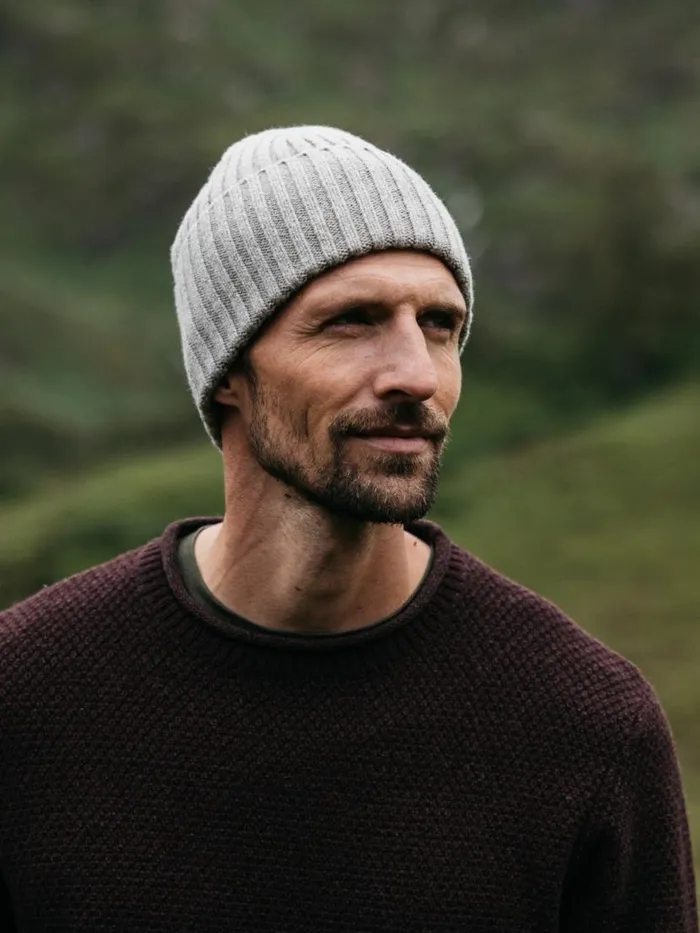MenWomen Carrack Beanie Felt Grey Finisterre Hats and Beanies