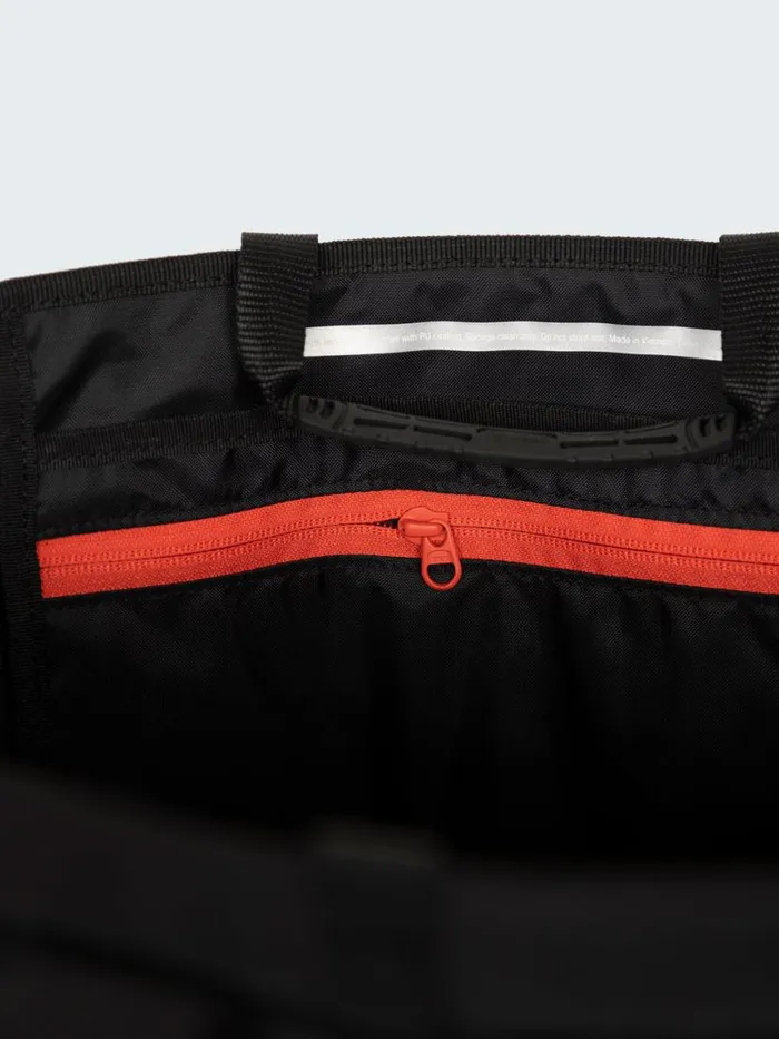MenWomen Drift 35L Waterproof Tote Bag Black Finisterre Bags