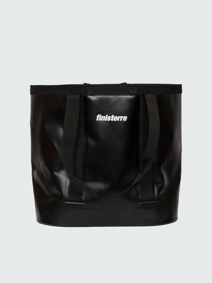 MenWomen Drift 35L Waterproof Tote Bag Black Finisterre Bags
