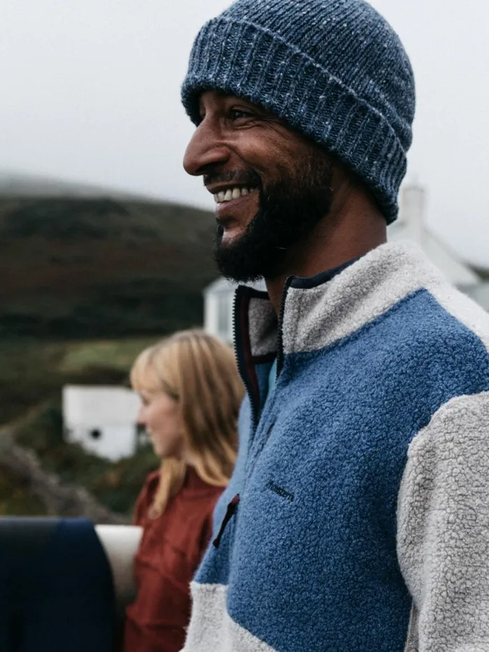 MenWomen Farne Beanie Coastal Blue Finisterre Hats and Beanies