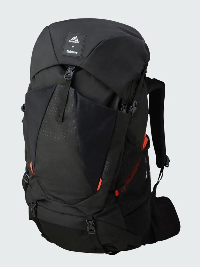 MenWomen Finisterre Gregory Amber 54 Backpack Black Finisterre Bags