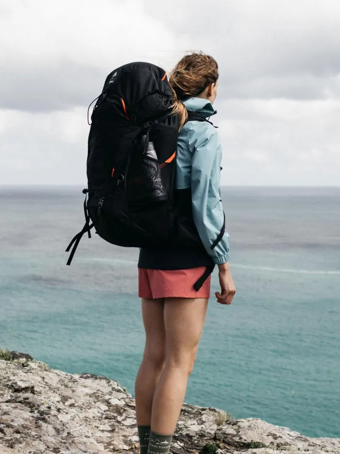MenWomen Finisterre Gregory Amber 54 Backpack Black Finisterre Bags
