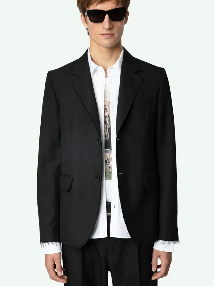 Men Zadig and Voltaire Jackets and Coats Blazer Vanilleh Black Men Zadig and Voltaire Jackets and Coats Blazer Vanilleh Black
