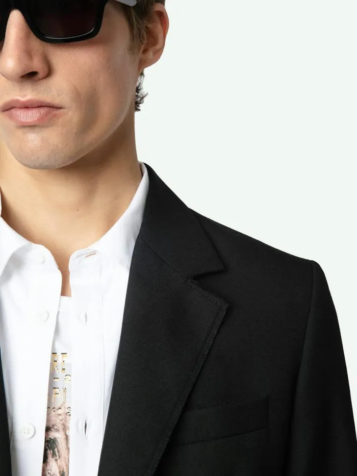 Men Zadig and Voltaire Jackets and Coats Blazer Vanilleh Black Men Zadig and Voltaire Jackets and Coats Blazer Vanilleh Black