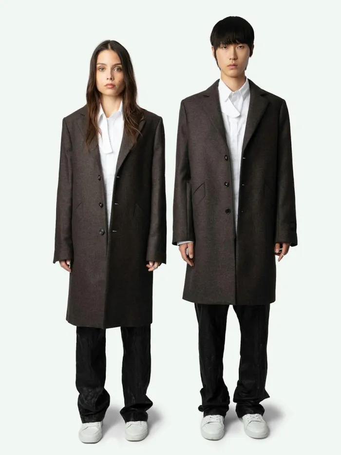 Men Zadig and Voltaire Jackets and Coats Marlyh Coat Land