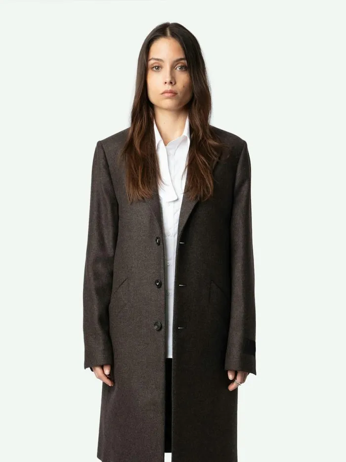 Men Zadig and Voltaire Jackets and Coats Marlyh Coat Land