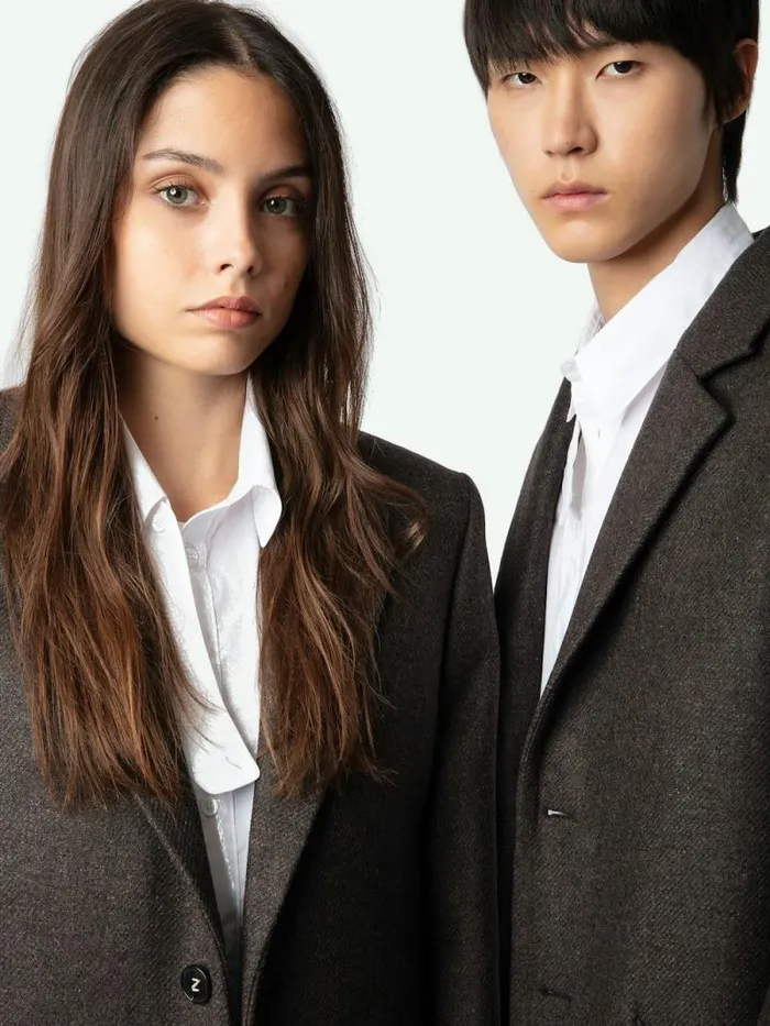 Men Zadig and Voltaire Jackets and Coats Marlyh Coat Land