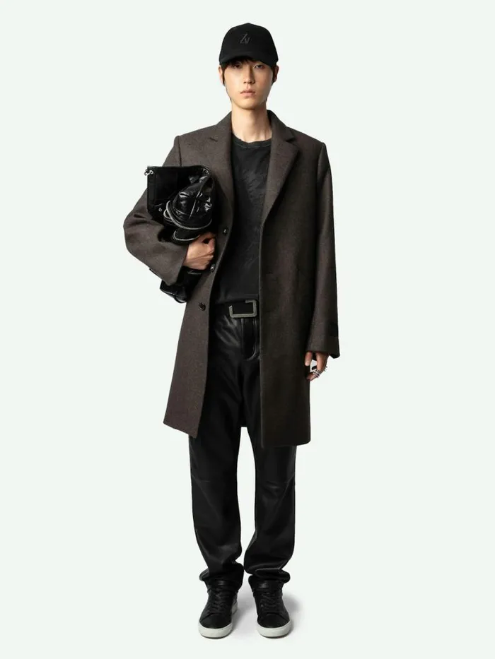 Men Zadig and Voltaire Jackets and Coats Marlyh Coat Land