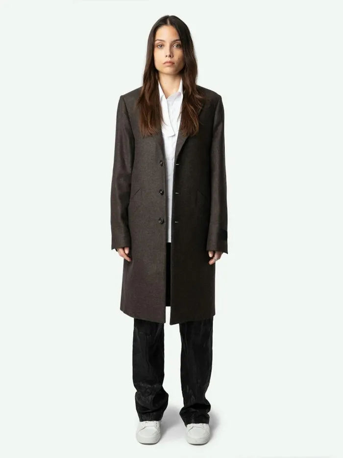 Men Zadig and Voltaire Jackets and Coats Marlyh Coat Land