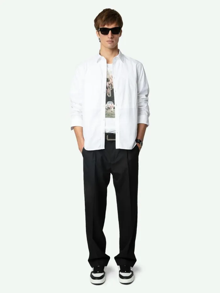 Men Zadig and Voltaire Pants and Shorts Pawl Pants Black