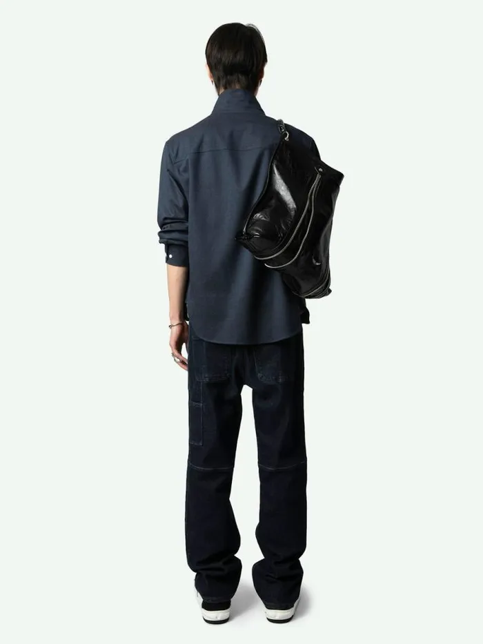 Men Zadig and Voltaire Shirts Stan Shirt Encre Men Zadig and Voltaire Shirts Stan Shirt Encre