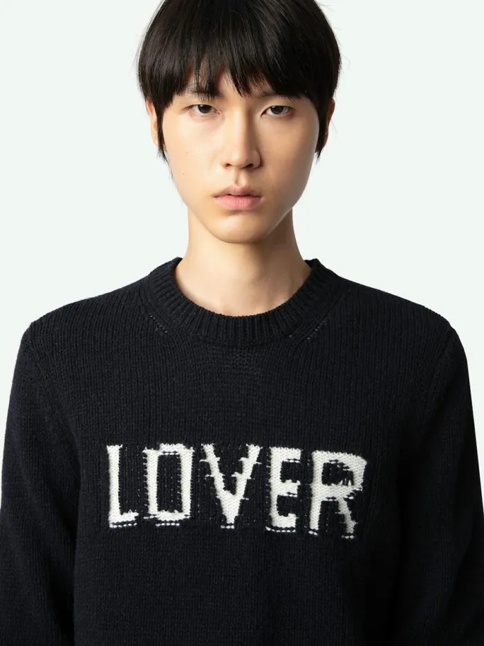 Men Zadig and Voltaire Sweaters and Cardigans Kennedy Wool Sweater Black