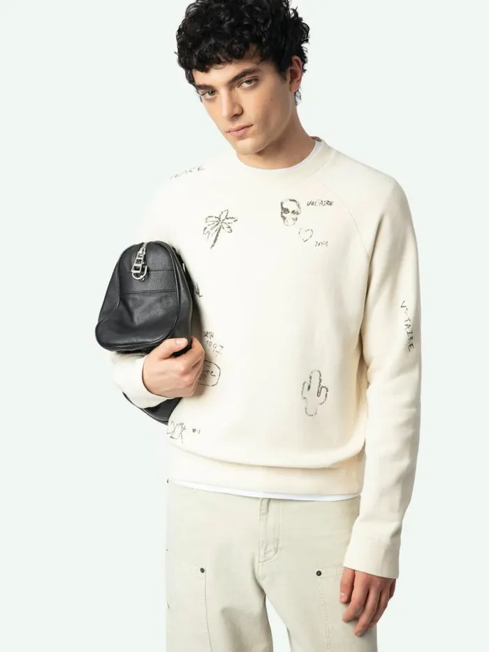 Men Zadig and Voltaire Sweatshirts and Hoodies Uppy Sweatshirt Steam Men Zadig and Voltaire Sweatshirts and Hoodies Uppy Sweatshirt Steam