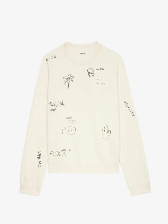 Men Zadig and Voltaire Sweatshirts and Hoodies Uppy Sweatshirt Steam Men Zadig and Voltaire Sweatshirts and Hoodies Uppy Sweatshirt Steam