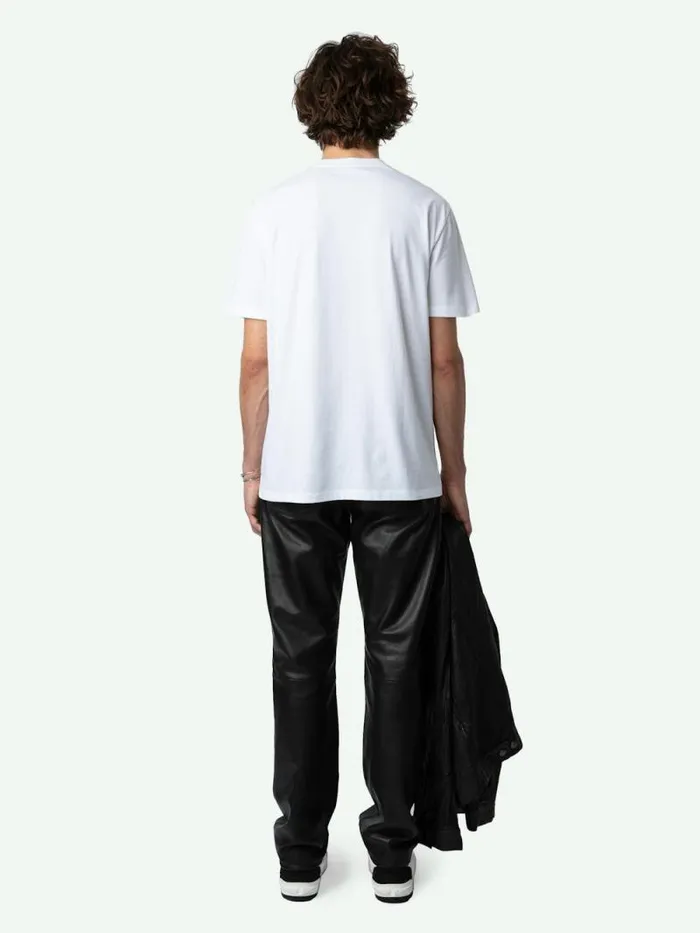 Men Zadig and Voltaire TShirts Ted Photoprint Tshirt White