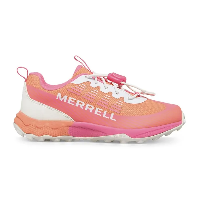 Merrell Big Agility Peak Pinkorangewhite Kids Sneakers