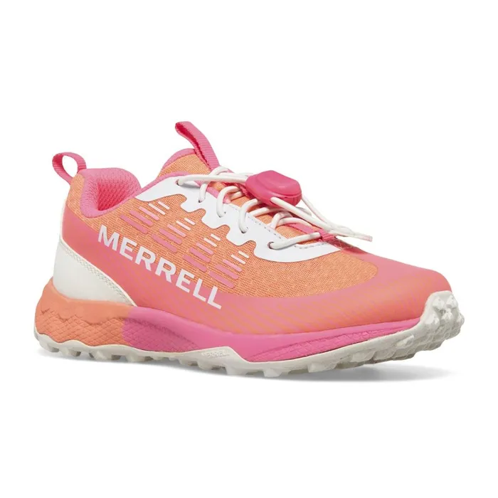 Merrell Big Agility Peak Pinkorangewhite Kids Sneakers