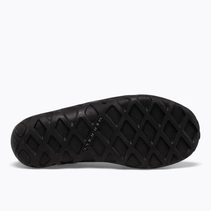 Merrell Big Jungle Moc Leather Black Kids Easy On Easy Off