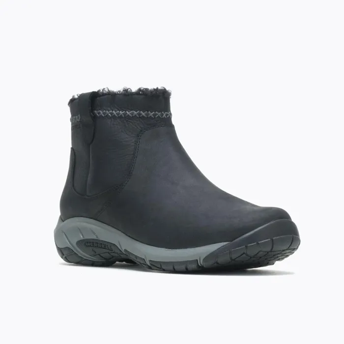 Merrell Encore 4 Bluff Zip Polar Waterproof Black Women Boots